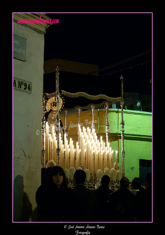 Paso de palio de María Santísima del Dulce Nombre