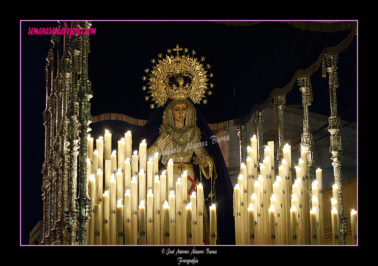 Paso de palio de María Santísima del Dulce Nombre