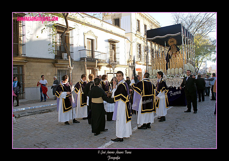 Paso de palio de María Santísima del Dulce Nombre