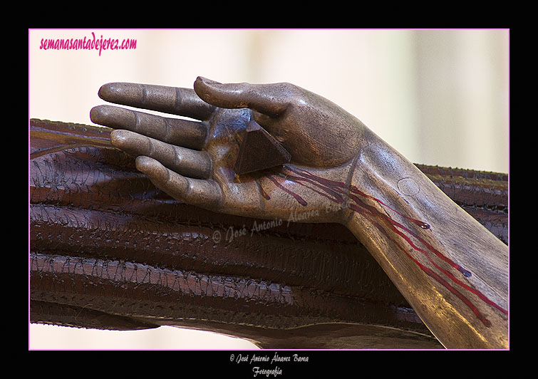 Mano derecha del Santísimo Cristo del Perdón