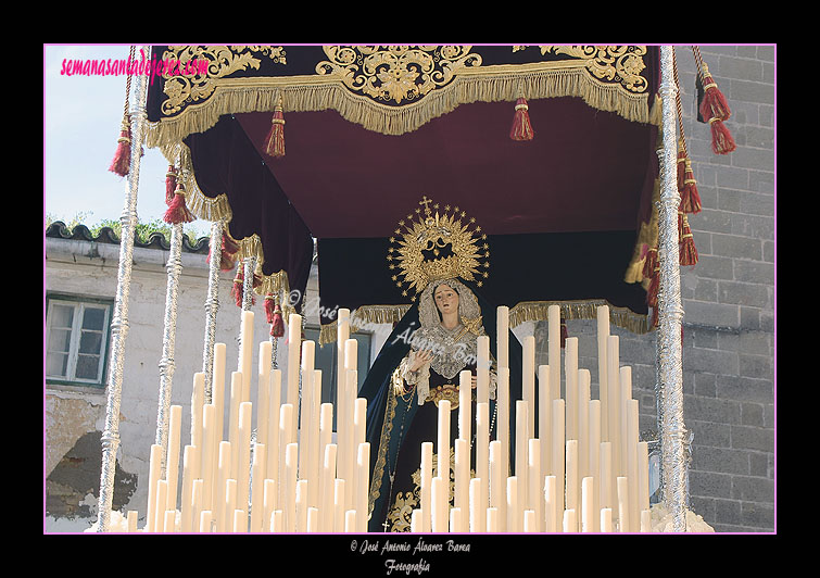 Paso de palio de María Santísima del Perpetuo Socorro