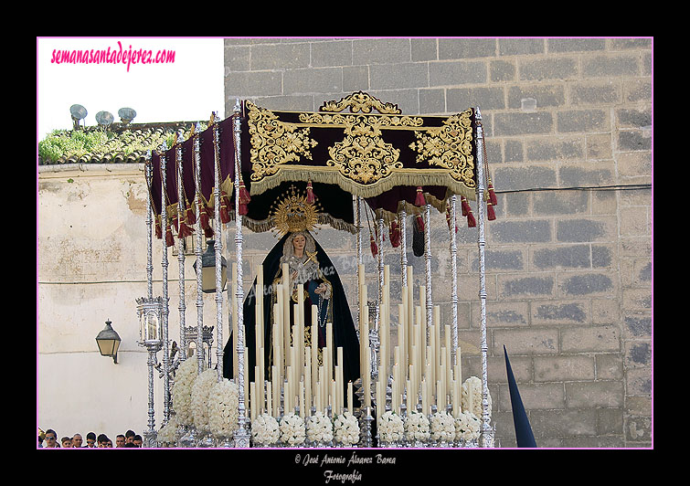 Paso de palio de María Santísima del Perpetuo Socorro