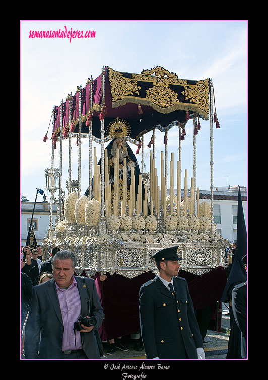 Paso de palio de María Santísima del Perpetuo Socorro