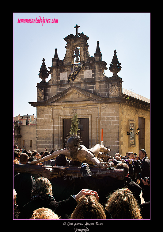 Traslado de las Sagradas Imágenes de la Hermandad del Cristo del Perdón a la Ermita de Guía (12 de febrero de 2012)