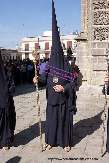 Hermano Mayor en la Presidencia del Paso de Palio de la Hermandad del Cristo del Perdón