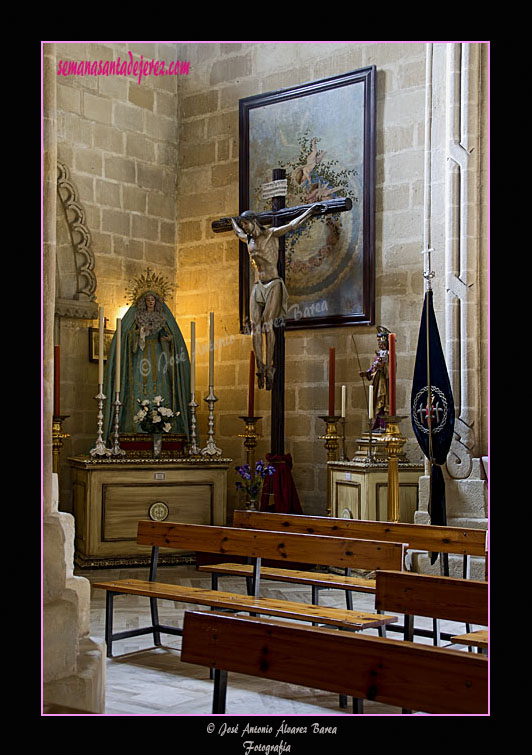 Imágenes de la Hermandad del Perdón en la Iglesia de San Dionisio