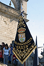 Banda de Musica de Gailin tras el Paso de Palio de la Hermandad del Cristo del Perdón