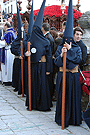 Nazarenos del cortejo del Cristo de la Hermandad del Santísimo Cristo del Perdón