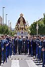 Traslado del paso de Maria Santísima de la Concepción al Convento de Capuchinos para participar en el Via Lucis Mariano (14 de abril de 2013)