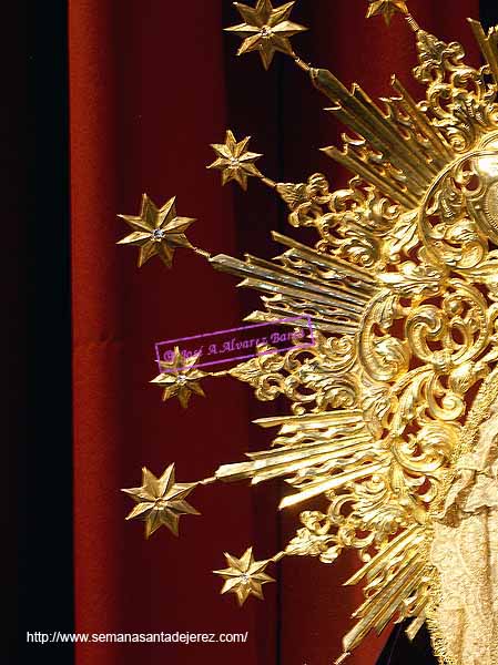 Detalle de la Ráfaga de Nuestra Señora de Loreto