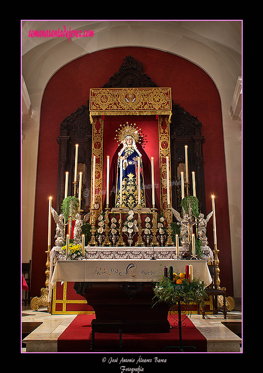 Altar de Cultos del Triduo de Nuestra Señora de Loreto 2011