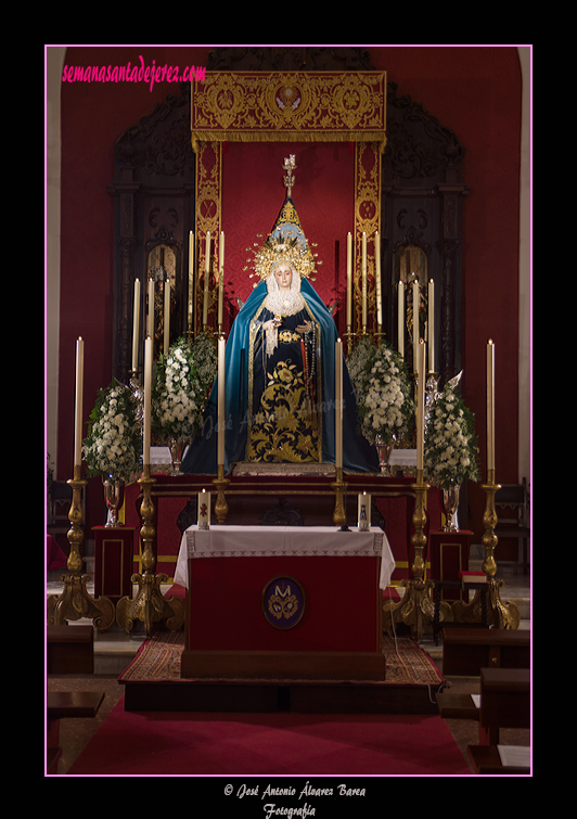 Altar de Cultos del Triduo de Nuestra Señora de Loreto 2012