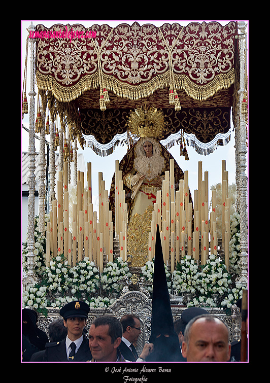 Paso de Palio de María Santísima del Valle