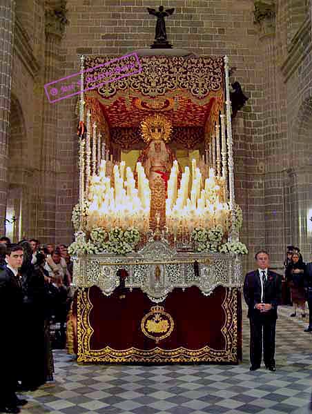 Paso de palio de María Santísima del Valle 