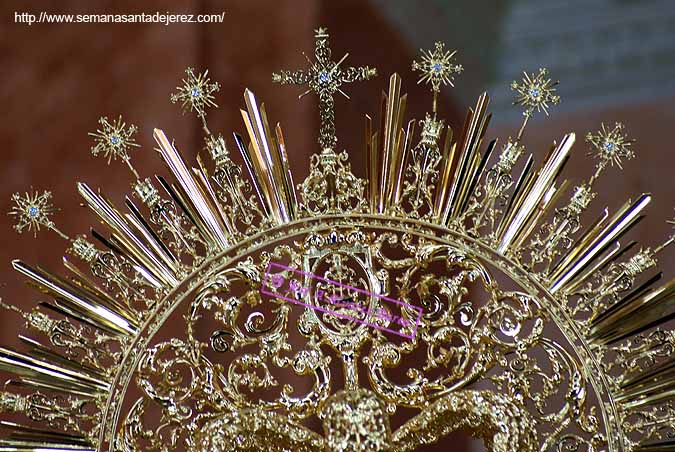 Detalle de la corona de María Santísima del Valle