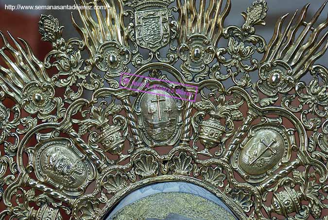 Detalle de la diadema de María Santísima del Valle