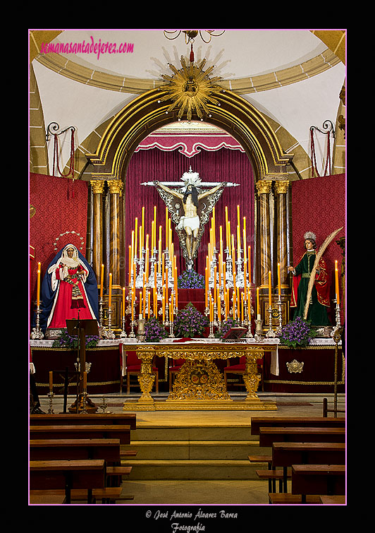 Altar de Cultos de la Hermandad del Cristo de la Expiración 2011