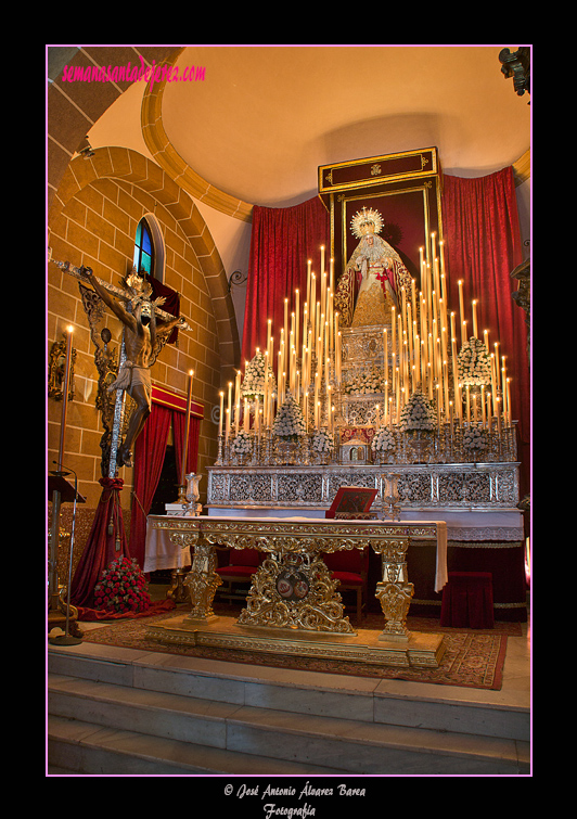 Altar de Triduo en honor de María Santísima del Valle Coronada (6, 7 y 8 de septiembre de 2012)