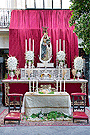 Altar de la Hermandad del Cristo de la Expiración para la procesión del Corpus Christi (10 de junio de 2012).