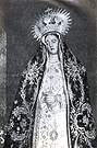Nuestra Madre y Señora de la Soledad a finales del siglo XIX. (Fotografia: Alberto del Castillo Garcés).