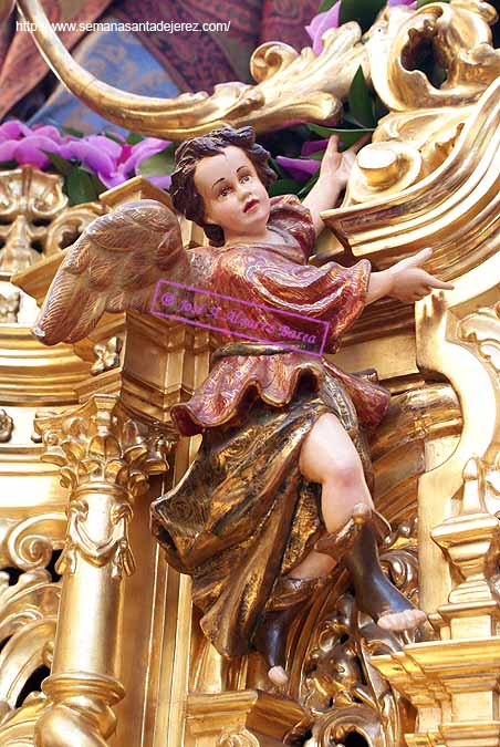 Angel de la canastilla del Paso de Misterio del Sagrado Descendimiento de Nuestro Señor