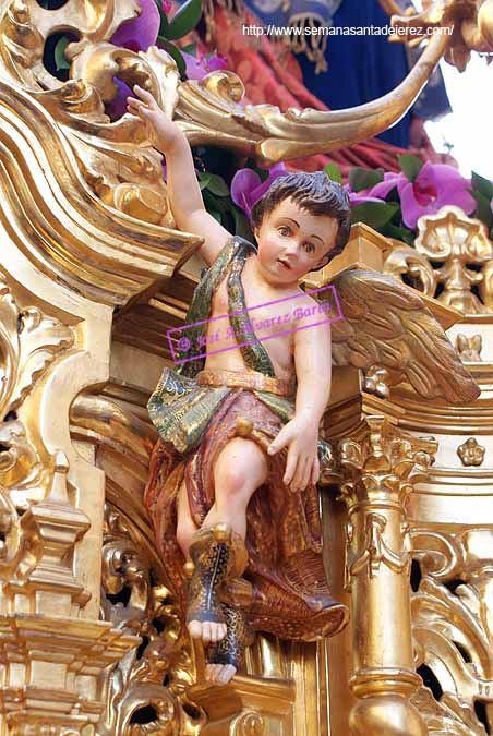 Angel de la canastilla del Paso de Misterio del Sagrado Descendimiento de Nuestro Señor