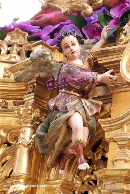 Angel de la canastilla del Paso de Misterio del Sagrado Descendimiento de Nuestro Señor