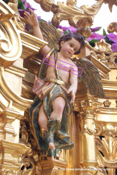 Angel de la canastilla del Paso de Misterio del Sagrado Descendimiento de Nuestro Señor