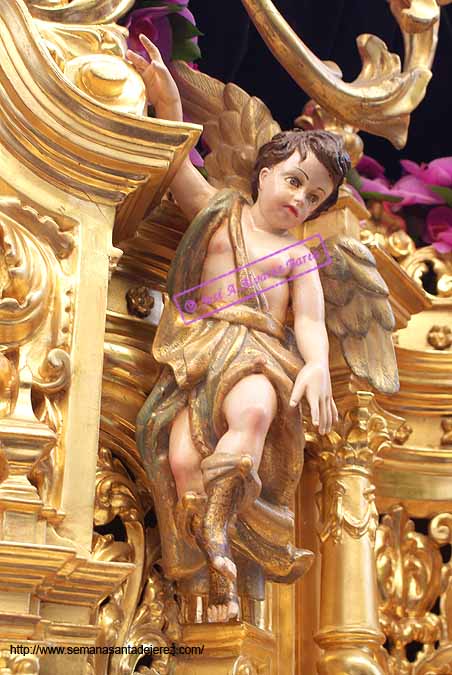 Angel de la canastilla del Paso de Misterio del Sagrado Descendimiento de Nuestro Señor