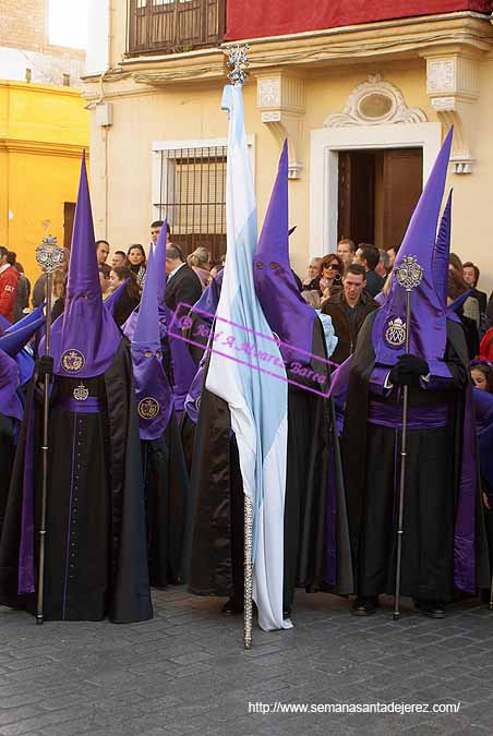 Bandera de la Virgen de la Hermandad de la Soledad 