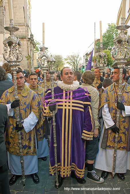 Cuerpo de Acólitos del paso de Palio de la Hermandad de la Soledad