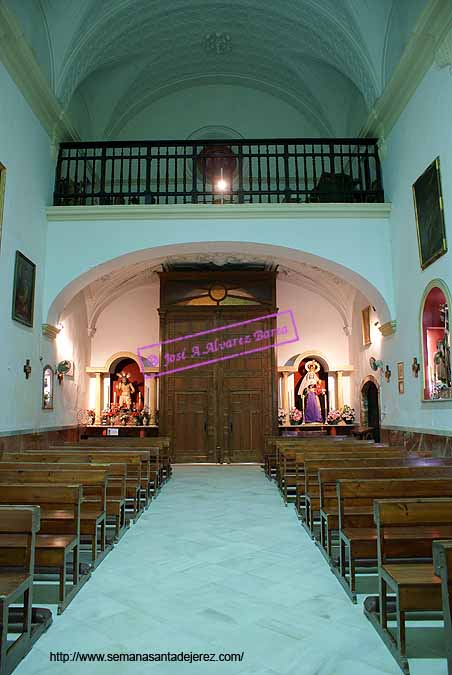 Nave de la Iglesia de la Victoria. Vista desde el Altar principal.