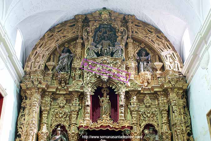 Detalle del Retablo Mayor de la Iglesia de la Victoria