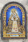Azulejo de Nuestra Señora de la Soledad (fachada principal de la Iglesia de la Victoria)