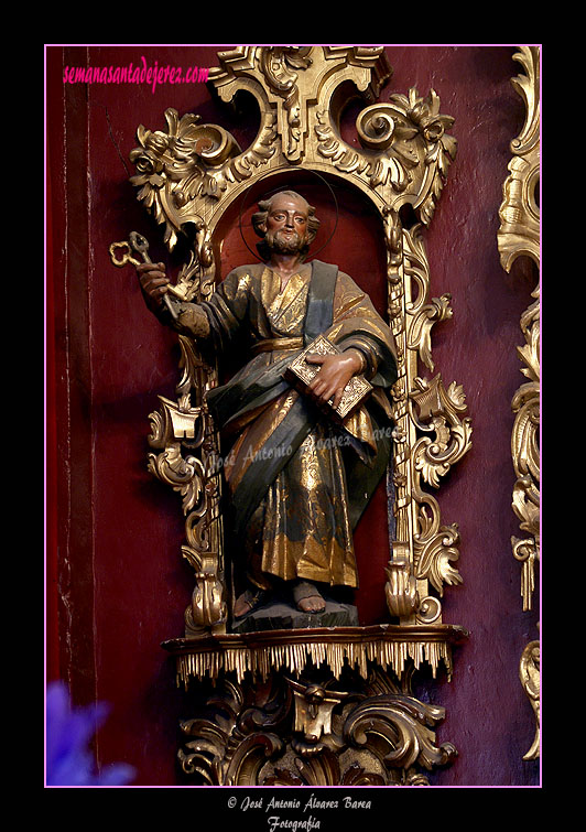 San Pedro (Retablo Mayor de la Real Capilla del Calvario)