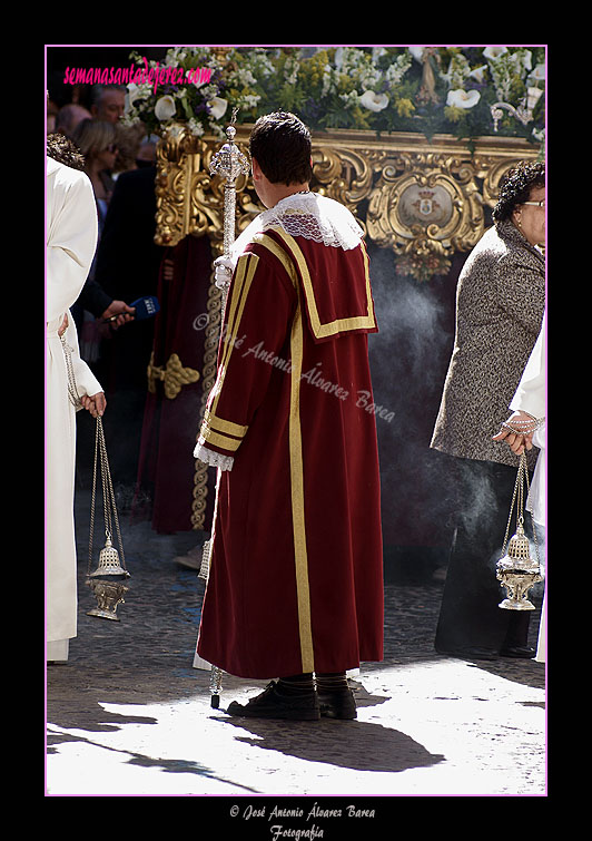 Pertiguero del Cuerpo de Acólitos del Paso del Santísimo Cristo Resucitado