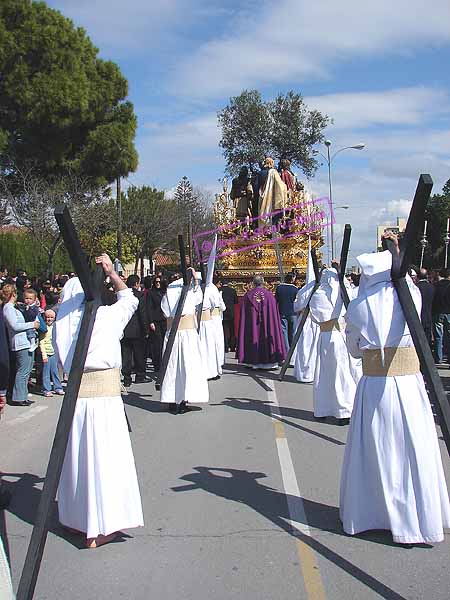 Paso de Misterio del Santísimo Cristo de la Clemencia en la Traición de Judas