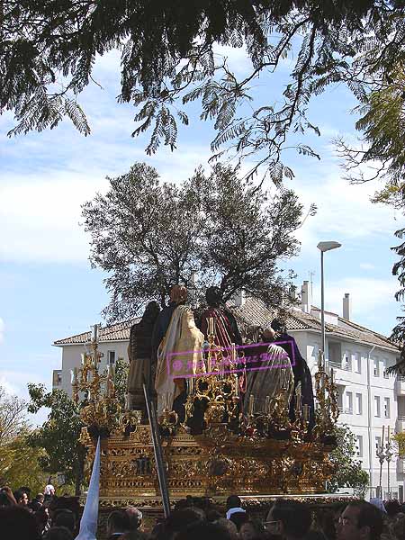 Paso de Misterio del Santísimo Cristo de la Clemencia en la Traición de Judas