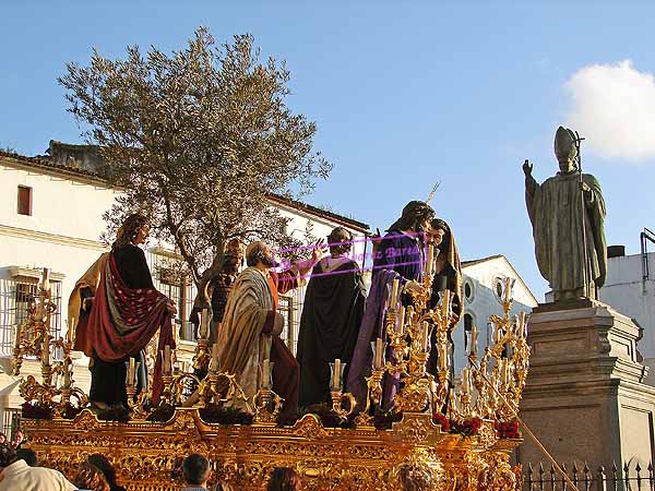 Paso de Misterio del Santísimo Cristo de la Clemencia en la Traición de Judas