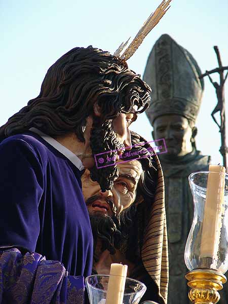 Paso de Misterio del Santísimo Cristo de la Clemencia en la Traición de Judas