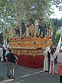 Paso de Misterio del Santísimo Cristo de la Clemencia en la Traición de Judas