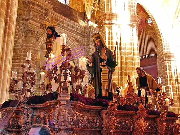 Paso de Misterio de Nuestro Padre Jesús del Soberano Poder ante Caifás