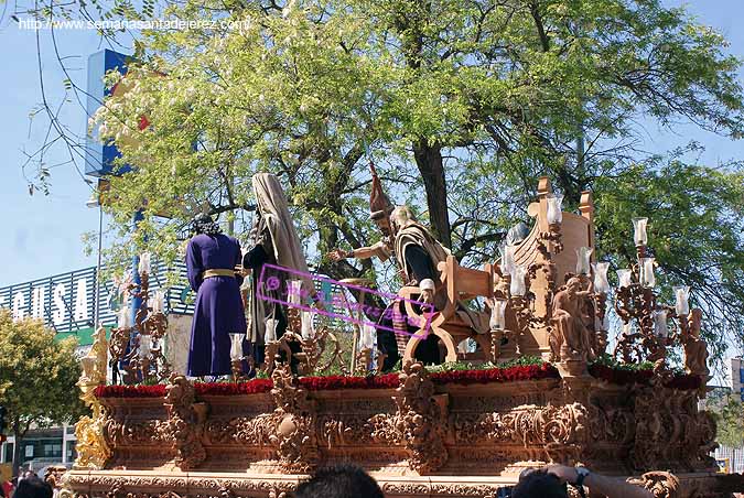 Paso de Misterio de Nuestro Padre Jesús del Soberano Poder ante Caifás