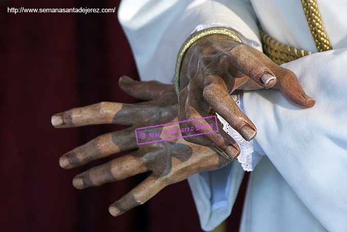 Manos de Nuestro Padre Jesús del Soberano Poder ante Caifás