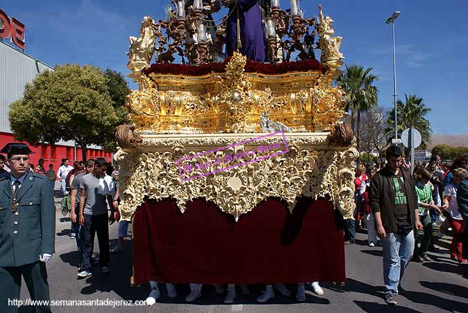 Frontal del Paso de Misterio de Nuestro Padre Jesús del Soberano Poder ante Caifás