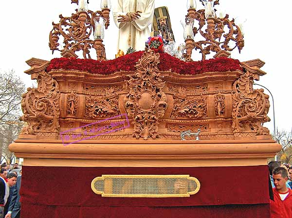 Canastilla del Paso de Misterio de Nuestro Padre Jesús del Soberano Poder ante Caifás