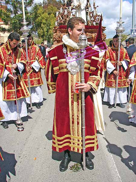 Pertiguero del Paso de Misterio de la Hermandad del Soberano Poder