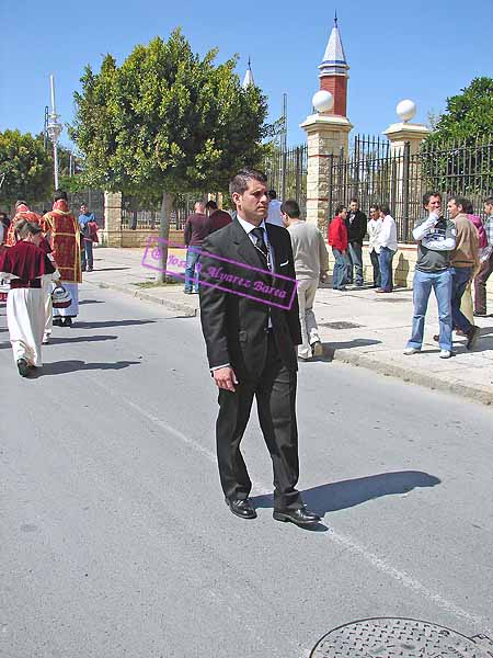 Antonio Salvador Carrasco, capataz del Paso de Misterio de la Hermandad del Soberano Poder