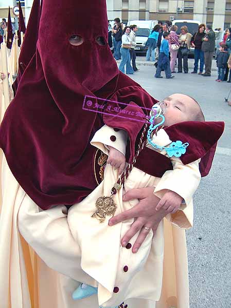 Pequeño nazareno de la Hermandad del Soberano Poder