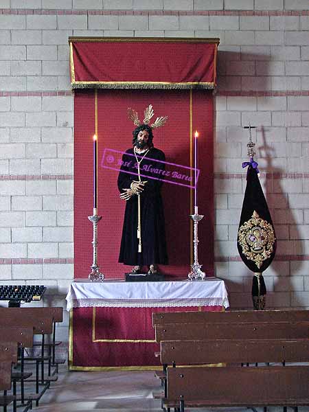 Altar de Nuestro Padre Jesús del Soberano Poder en la Parroquia de Santa Maria Madre de la Iglesia (Barriada de La Granja)